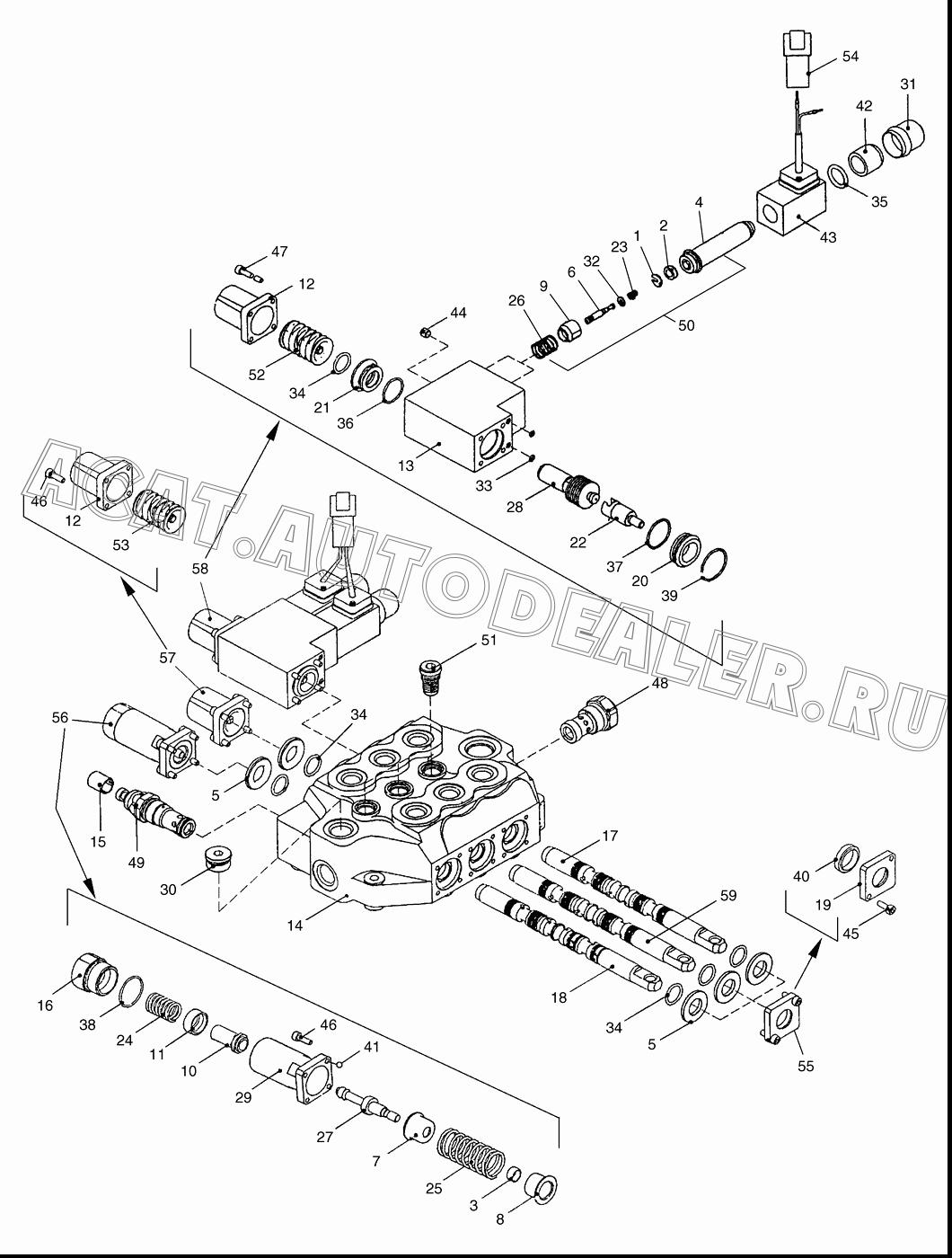 SPOOL K1022781 для Doosan 440 Plus