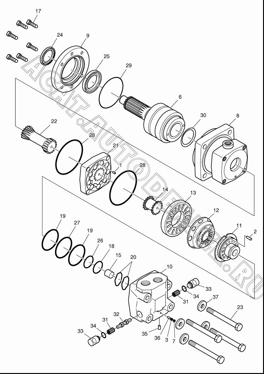 WHEEL;GEAR SET K1022746 для Doosan 440 Plus