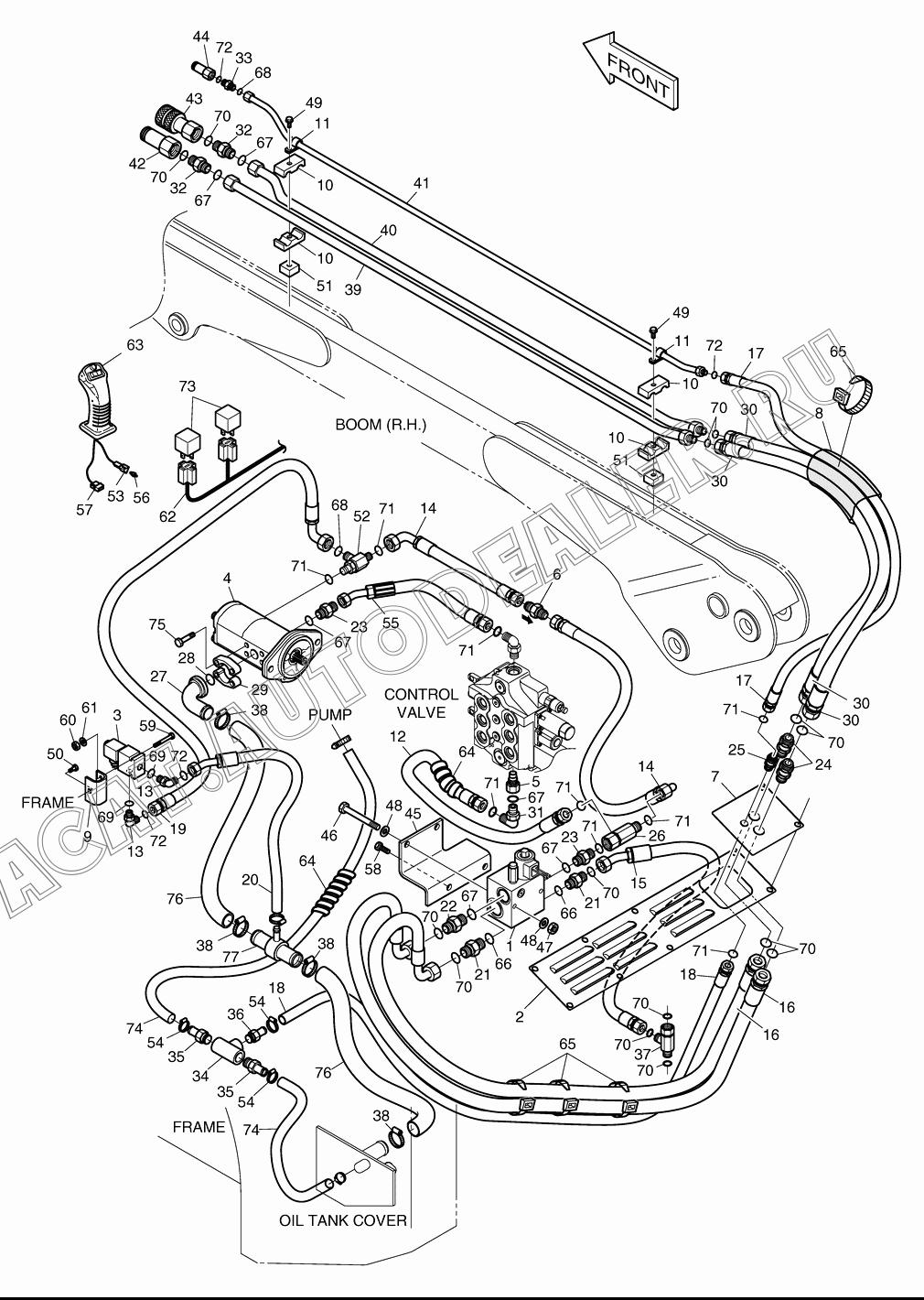 HOSE DS2022023 для Doosan 440 Plus