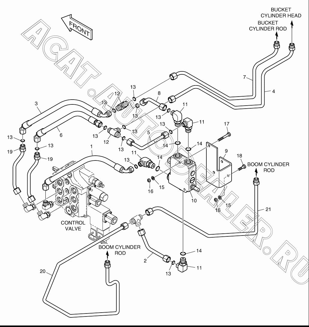 TUBE K1021218 для Doosan 440 Plus