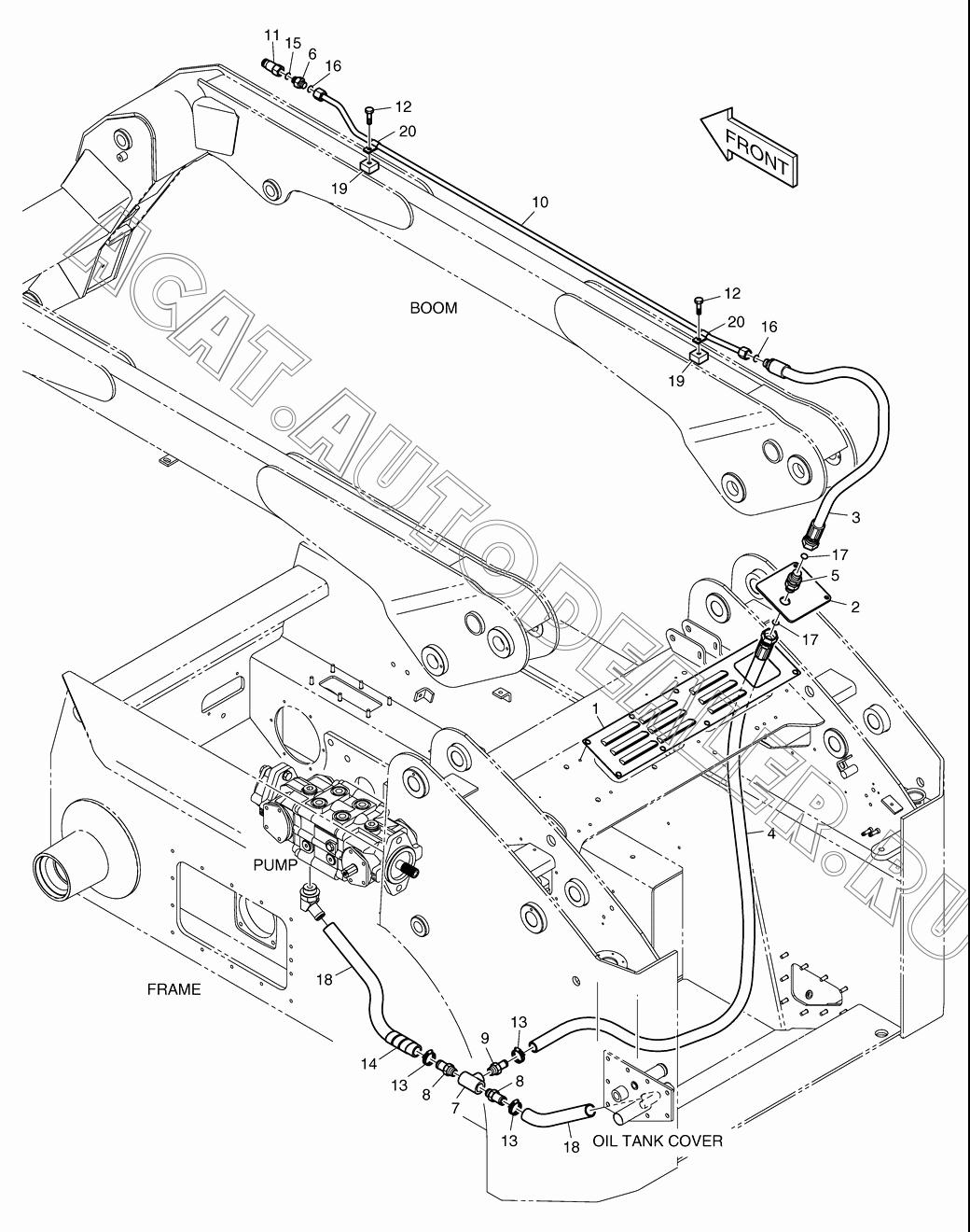 PLATE K1021881 для Doosan 440 Plus