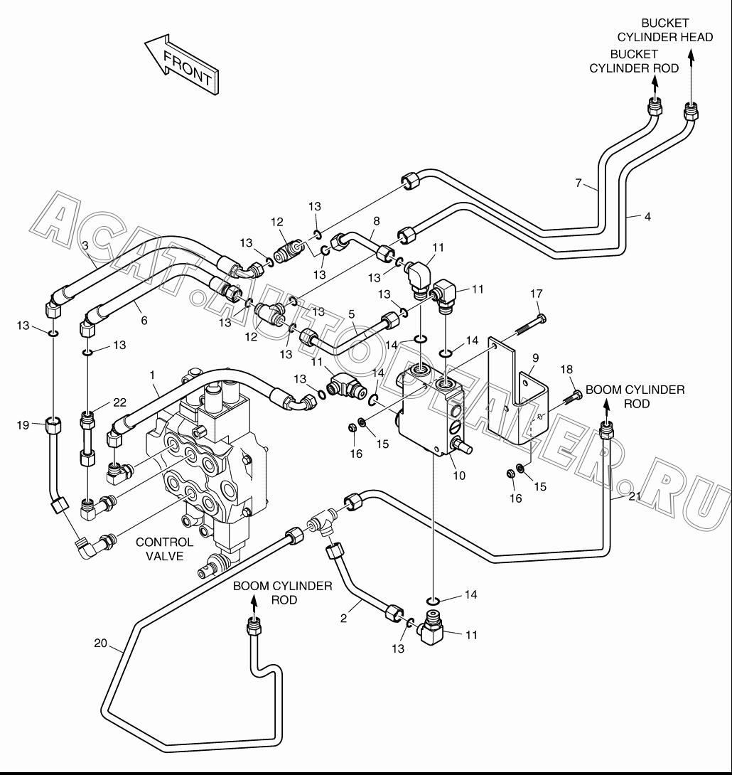 HOSE DS2021154 для Doosan 440 Plus