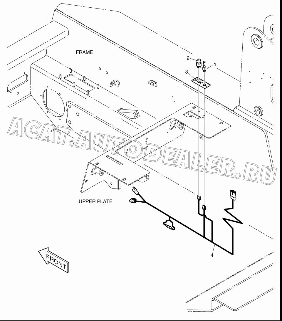 SWITCH;BLOWER 2549-1132D3 для Doosan 440 Plus