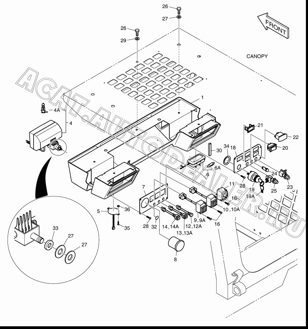 SWITCH K1020091 для Doosan 440 Plus