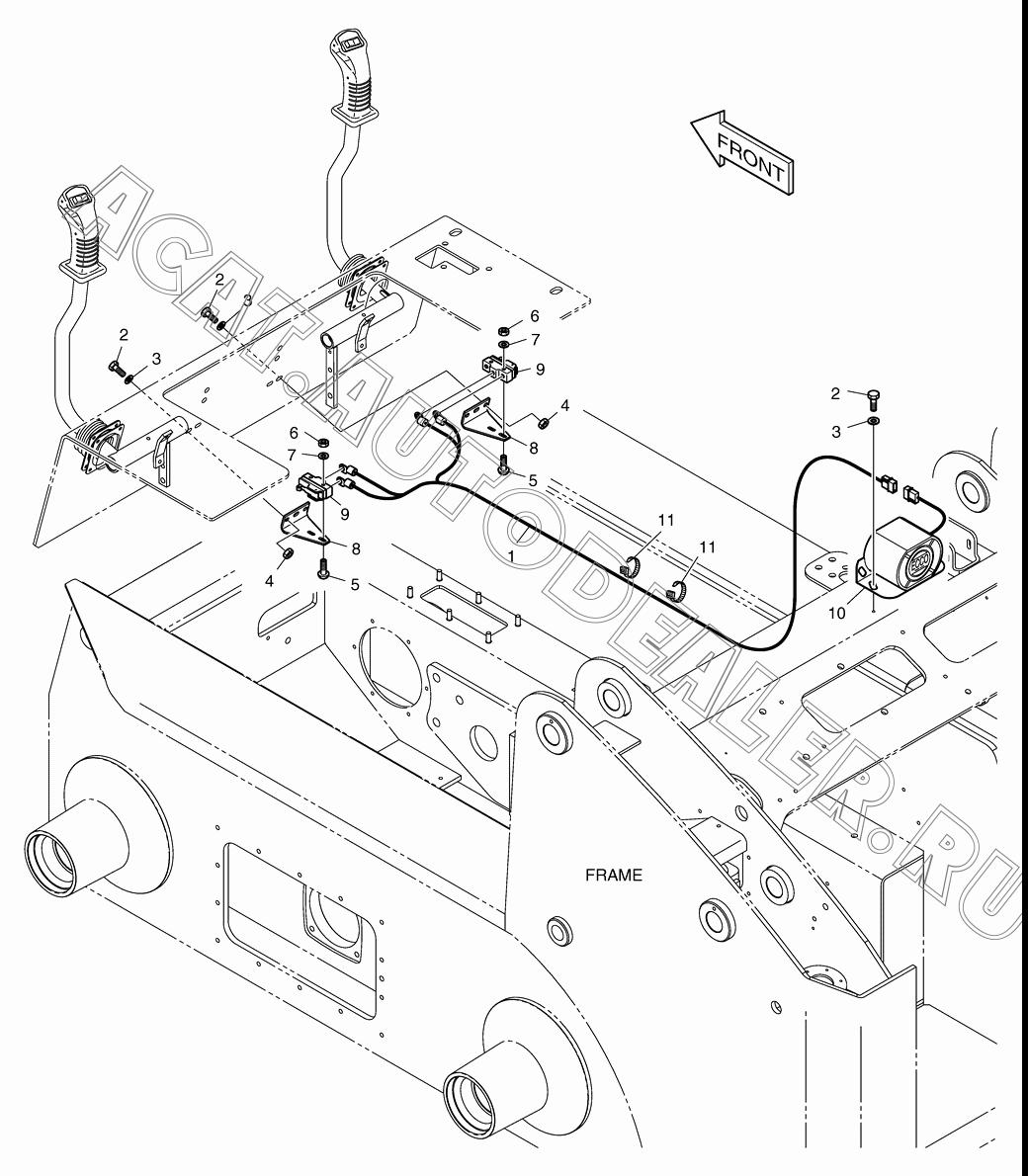 BACKUP ALARM ASS'Y K1023401 для Doosan 440 Plus