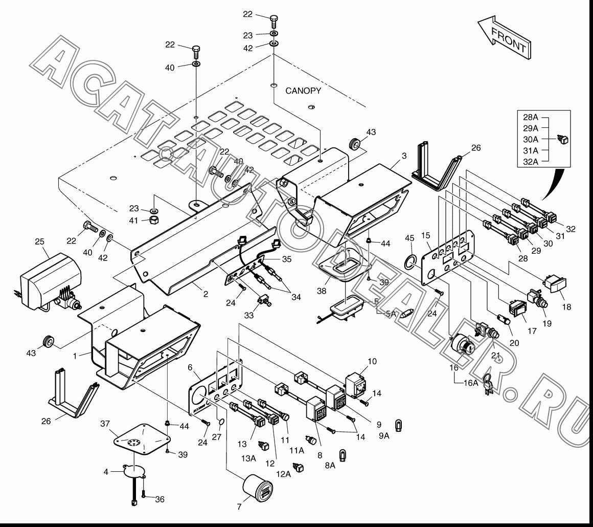 INSTRUMENT ASS'Y K1022234A для Doosan 440 Plus