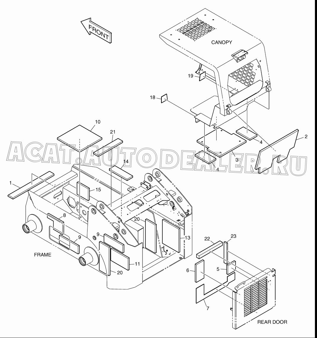 INSULATOR K1020709 для Doosan 440 Plus