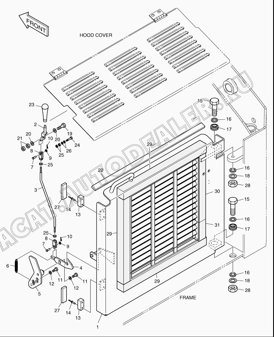 DOOR;PLATE K1020982 для Doosan 440 Plus