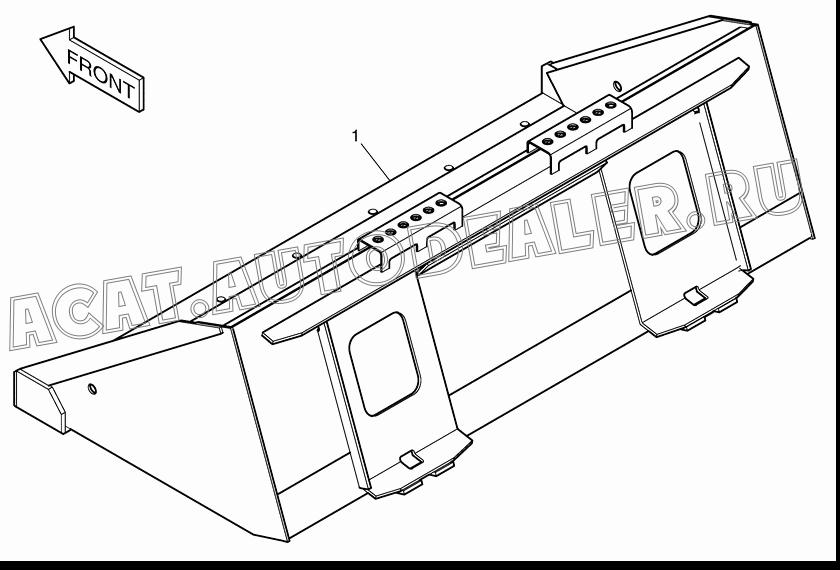 BUCKET;HIGH VISIBILITY K1023417 для Doosan 440 Plus