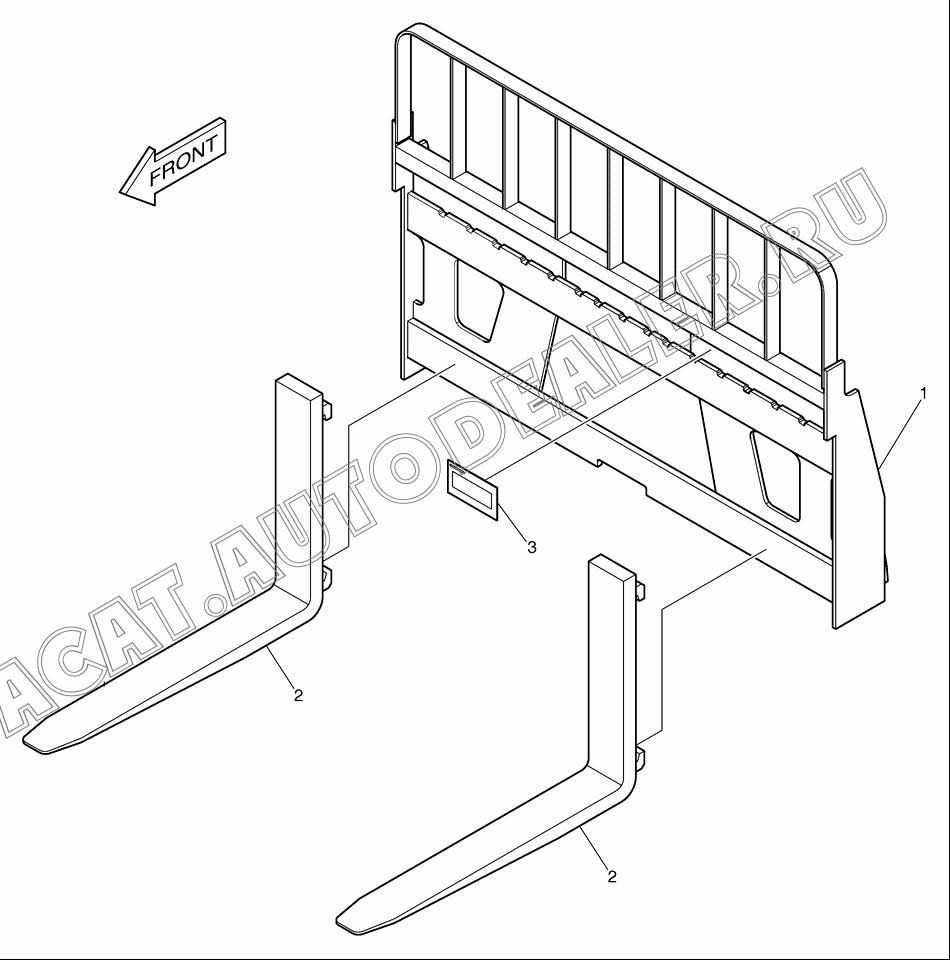 PLATE;NAME(LOAD) K1022153 для Doosan 440 Plus