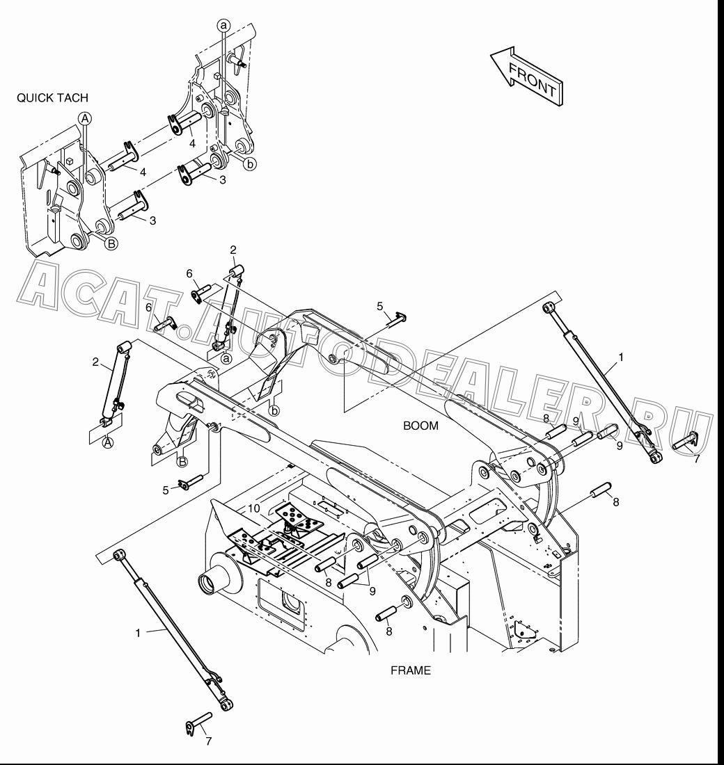 CYLINDER;BOOM K1022617 для Doosan 440 Plus