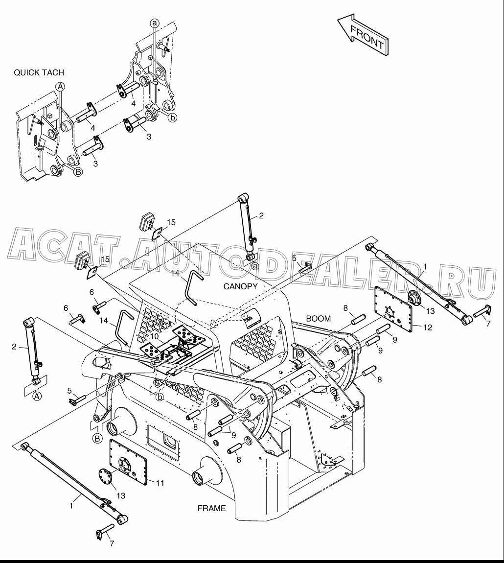 CYLINDER;BOOM K1022621 для Doosan 440 Plus