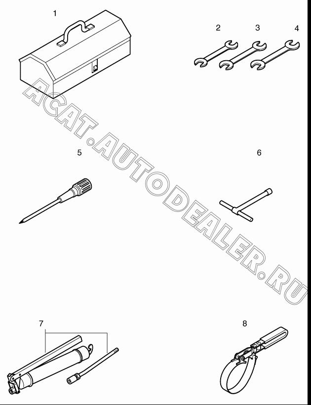 BOX;TOOL K1019098 для Doosan 440 Plus