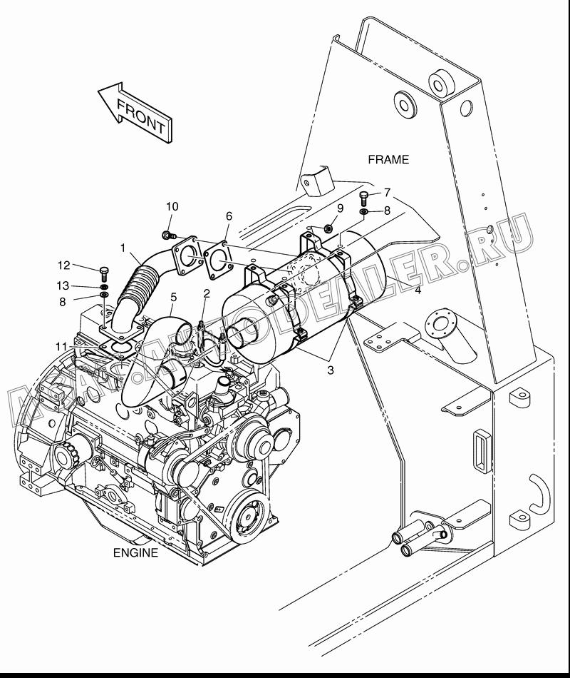 GASKET K1019415 для Doosan 450 Plus