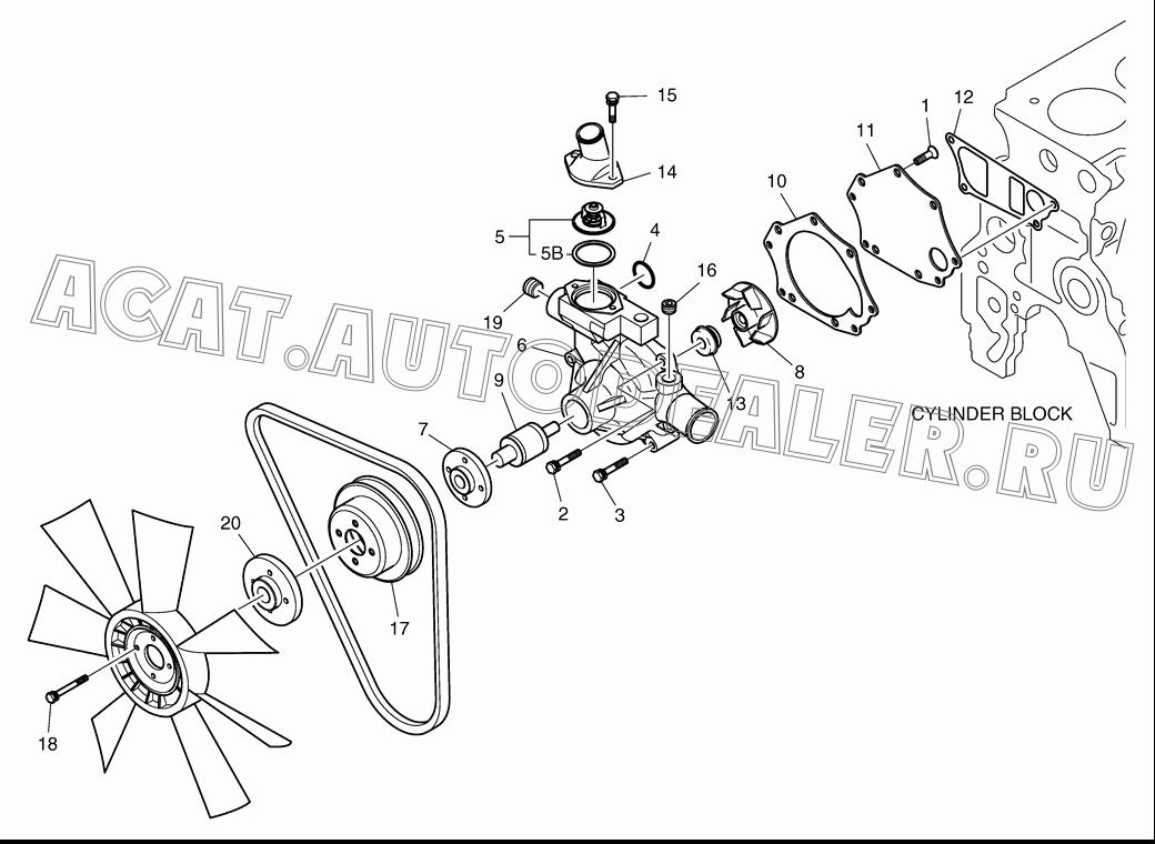 PULLEY;FAN K1022439 для Doosan 450 Plus