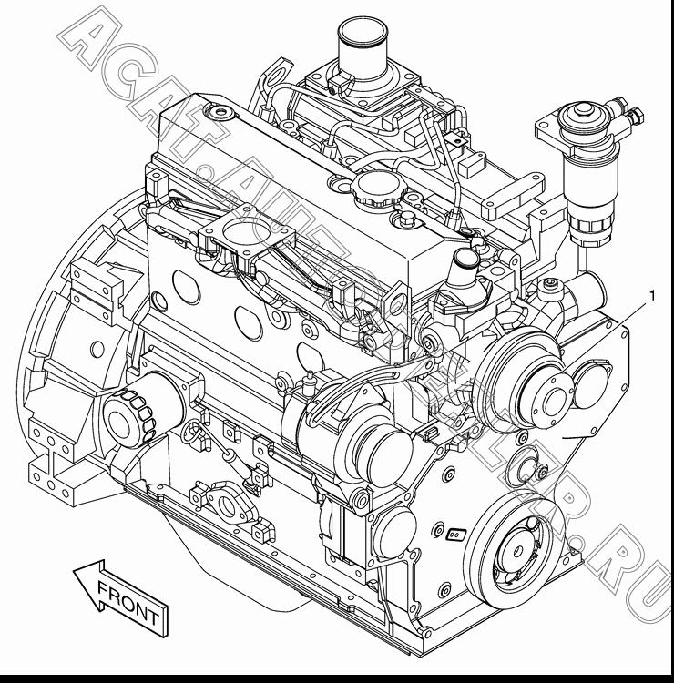 FAN DRIVE INSTALL K1040062 для Doosan 450 Plus