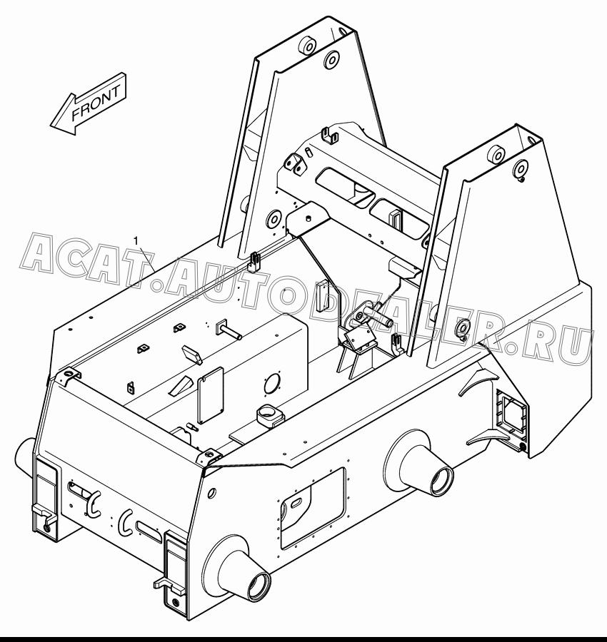 FRAME;MAIN K1021901 для Doosan 450 Plus