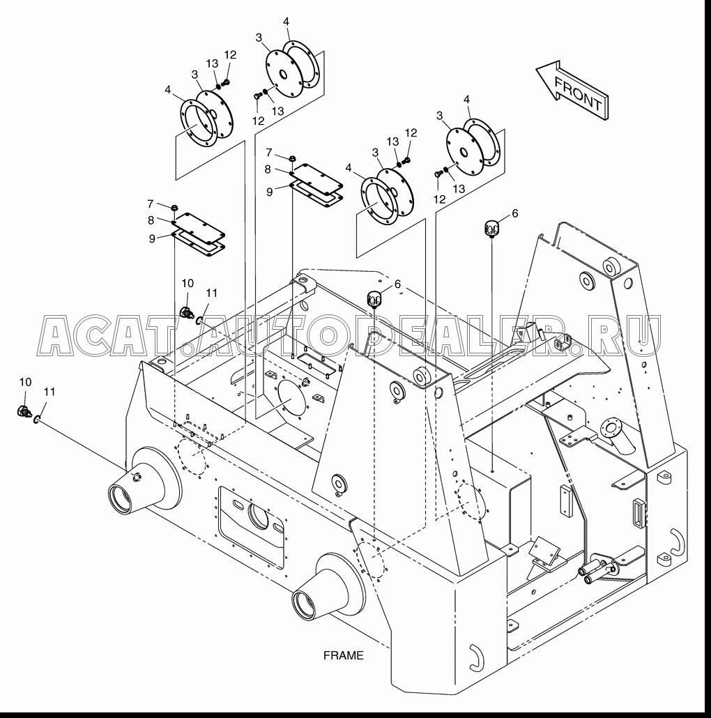 COVER K1021685 для Doosan 450 Plus