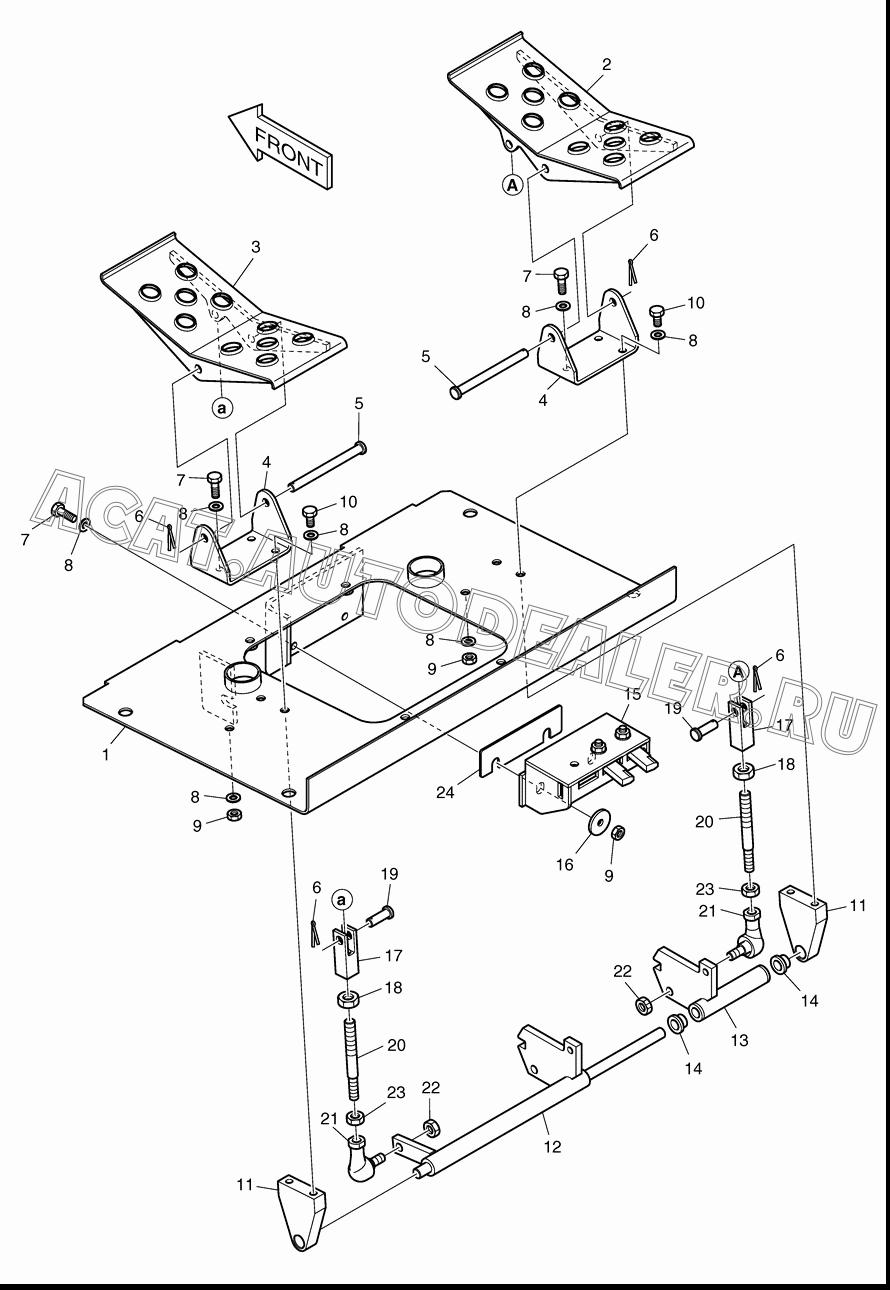 PLATE;FLOOR K1020338 для Doosan 450 Plus