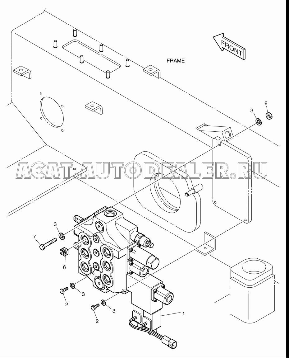 CONTROL VALVE MTG K1020068 для Doosan 450 Plus