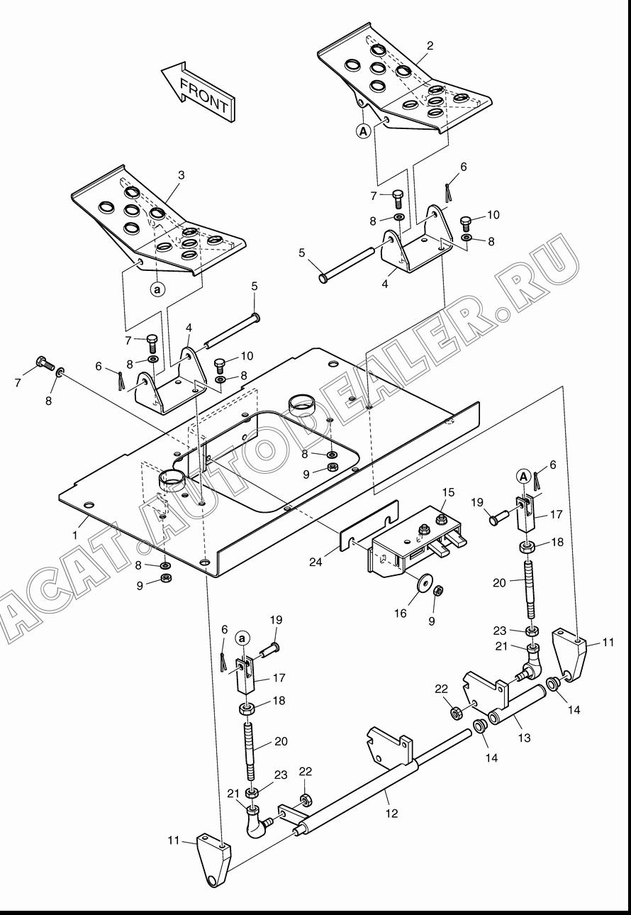 PLATE;FLOOR K1021461 для Doosan 450 Plus