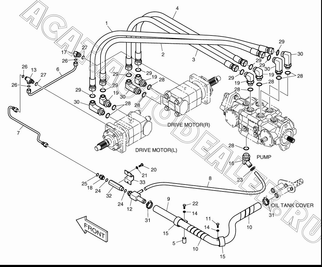 HOSE DS2029040 для Doosan 450 Plus