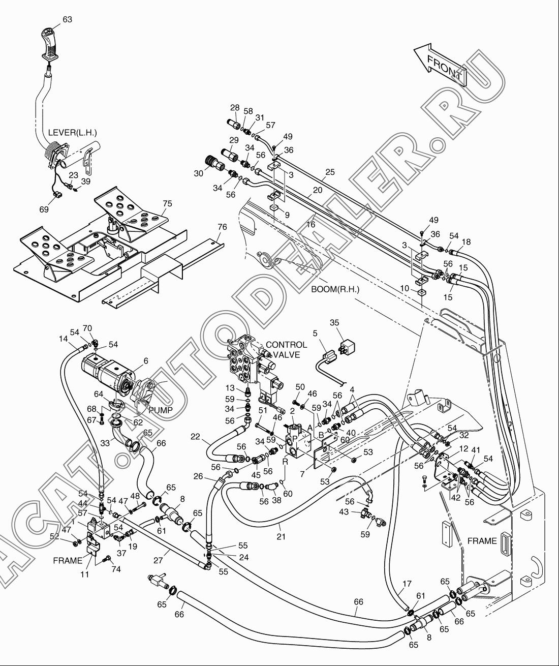 HOSE DS2032006 для Doosan 450 Plus