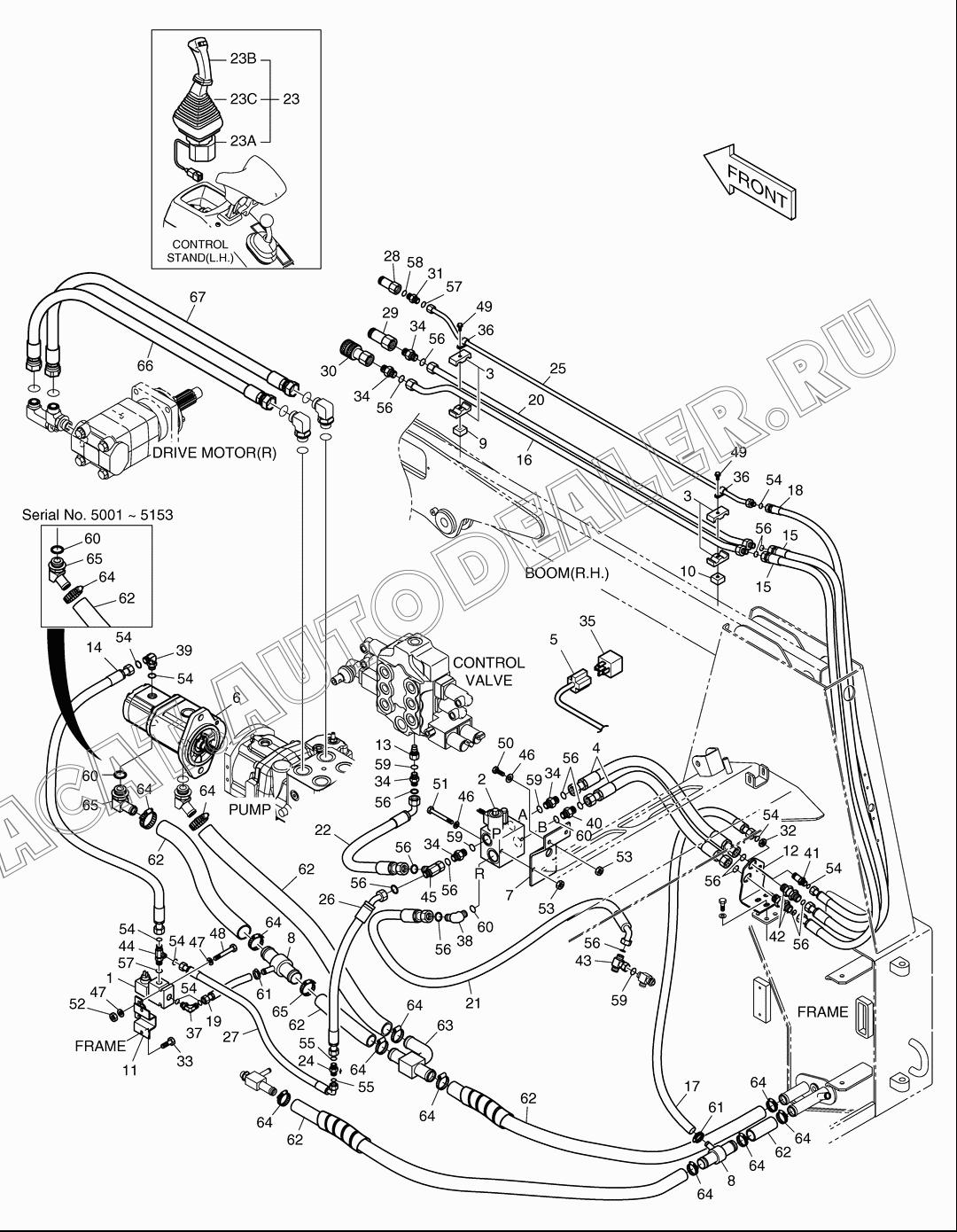 PUMP;GEAR K1022804 для Doosan 450 Plus