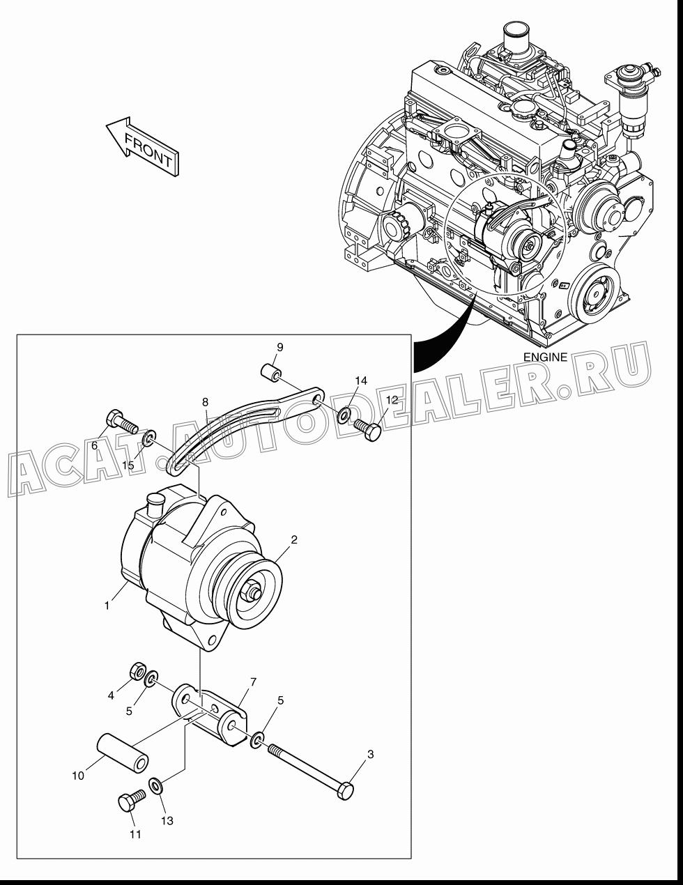 SPACER K1019417 для Doosan 450 Plus