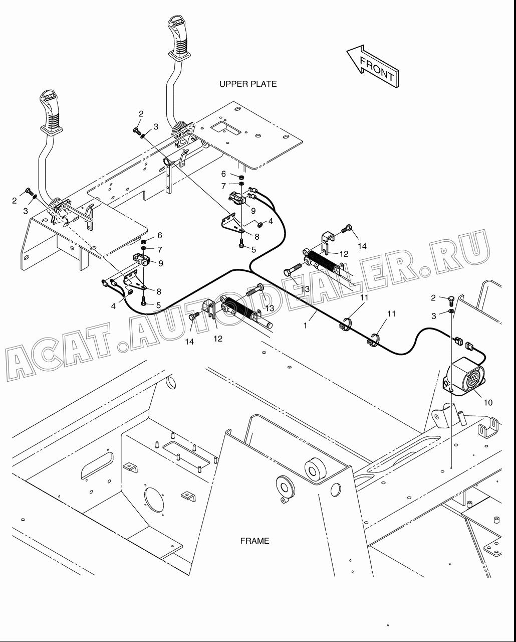 BACKUP ALARM ASS'Y K1023404 для Doosan 450 Plus