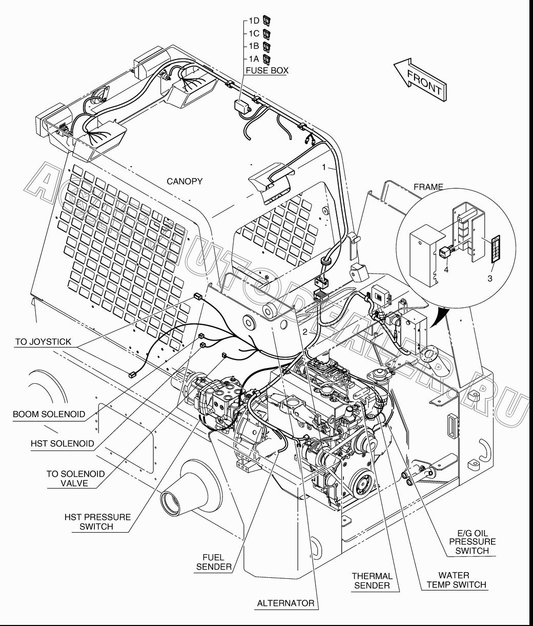 HARNESS;E/G K1022029 для Doosan 450 Plus