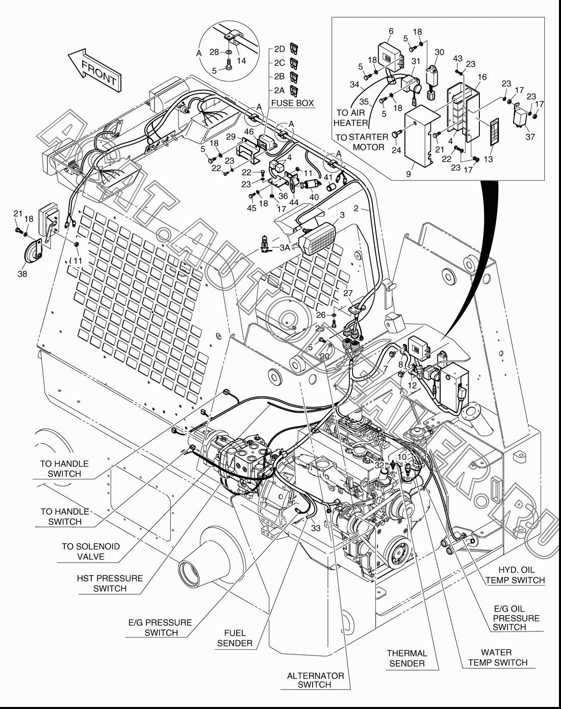 HARNESS;E/G K1021871 для Doosan 450 Plus