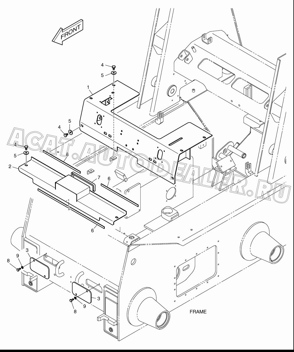 PLATE;UPPER K1021627 для Doosan 450 Plus