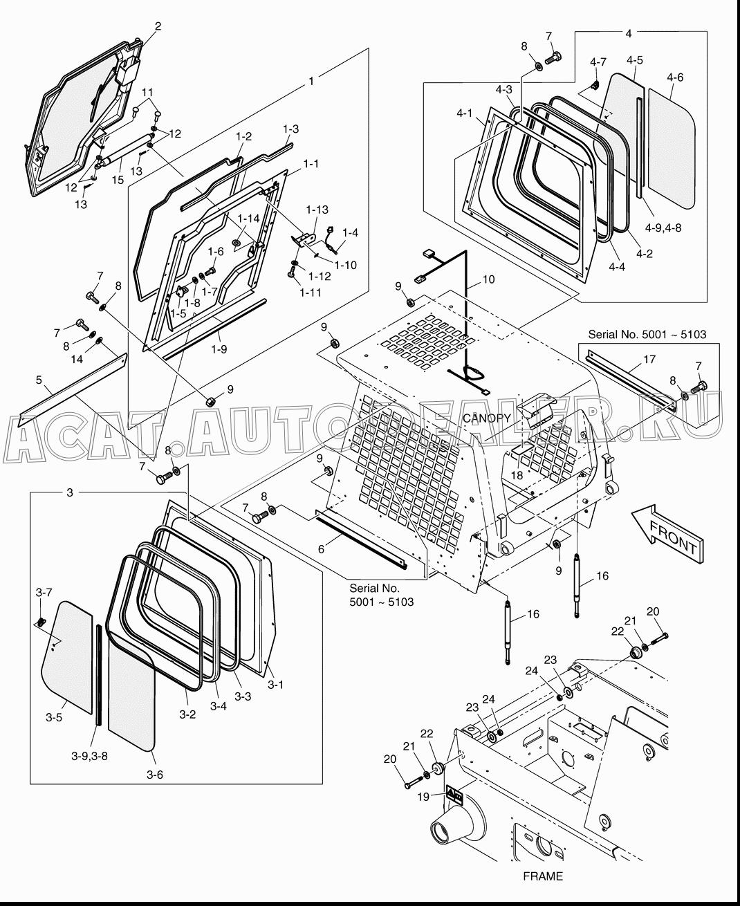 PLATE;LOWER K1021142 для Doosan 450 Plus