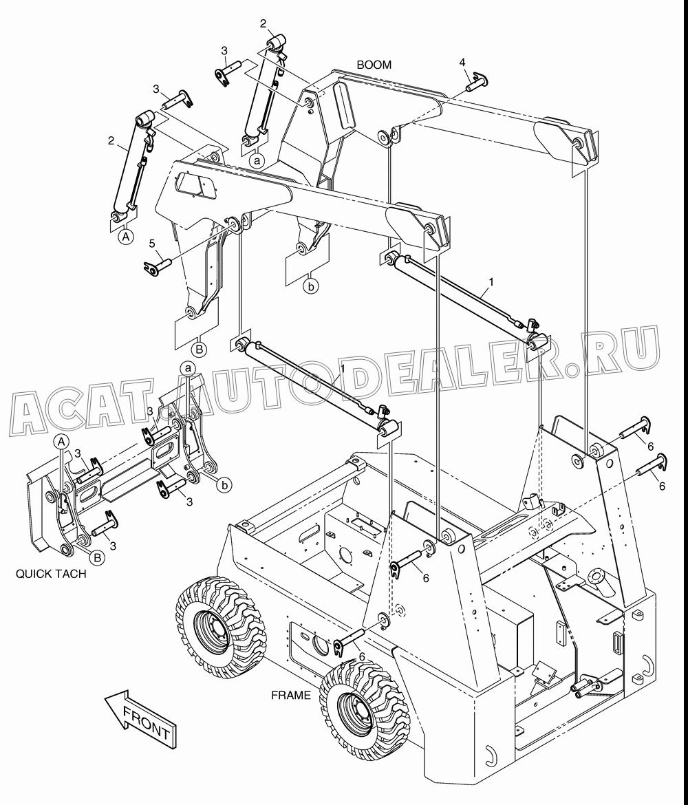 CYLINDER;BOOM K1022618 для Doosan 450 Plus