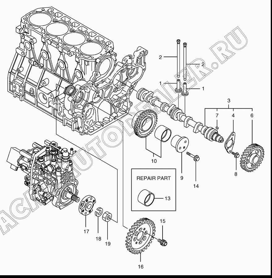 KEY 2.113-00005 для Doosan 450 Plus (Tier-3)