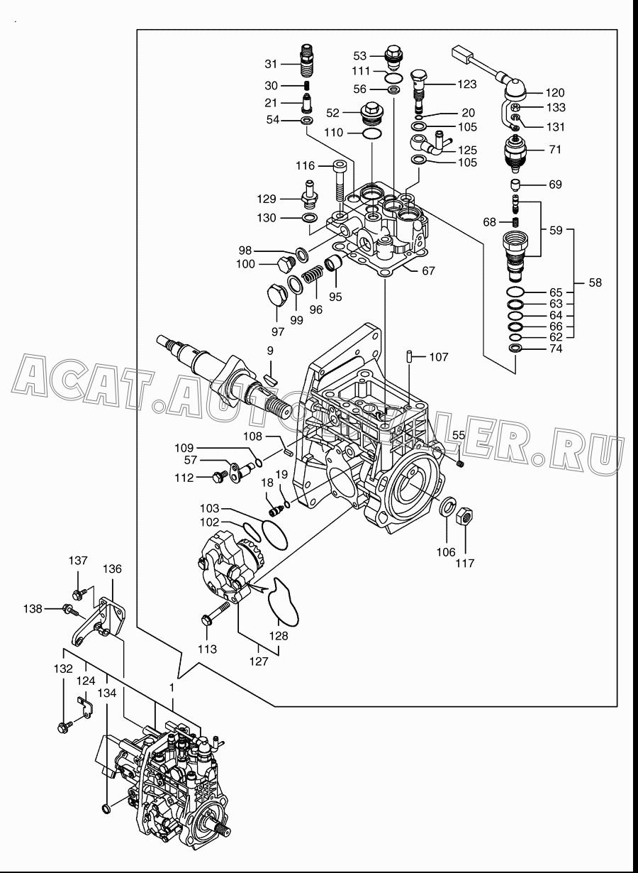 INJECTON PUMP ASS'Y K9006471 для Doosan 450 Plus (Tier-3)