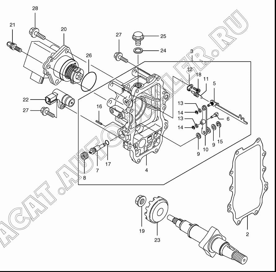 PACKING;CASE K9002131 для Doosan 450 Plus (Tier-3)