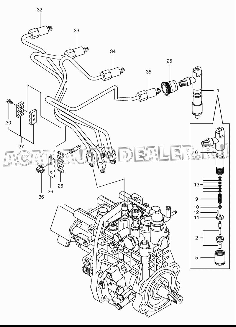 INJECTOR ASS'Y K9006472 для Doosan 450 Plus (Tier-3)