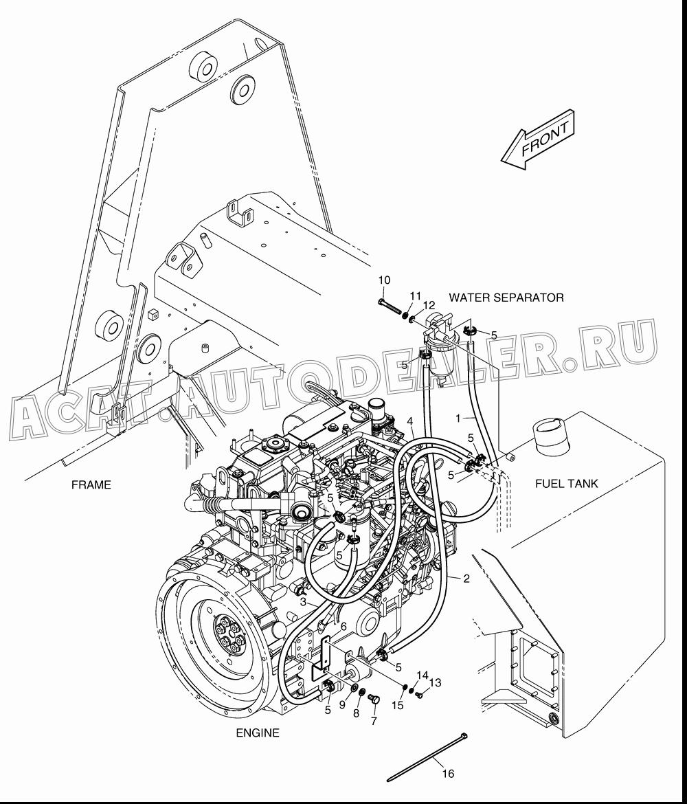 HOSE DS2105066 для Doosan 450 Plus (Tier-3)