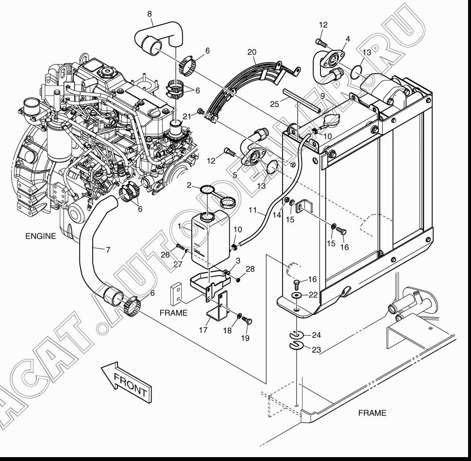 PIPE K1030811A для Doosan 450 Plus (Tier-3)