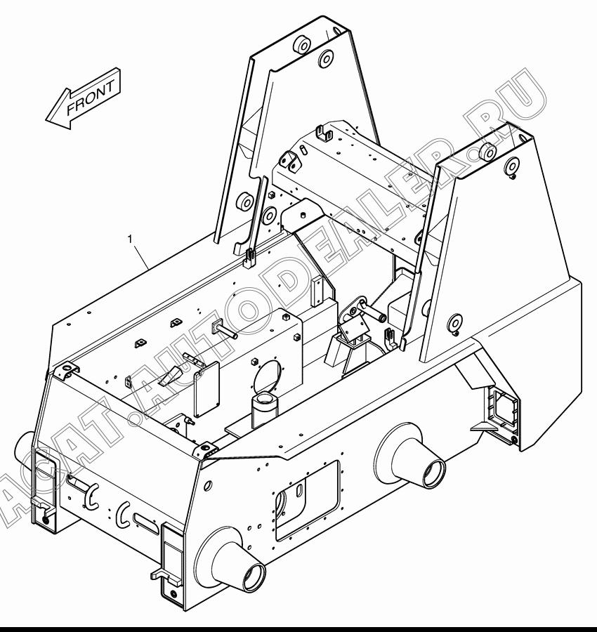 FRAME;MAIN K1033584B для Doosan 450 Plus (Tier-3)