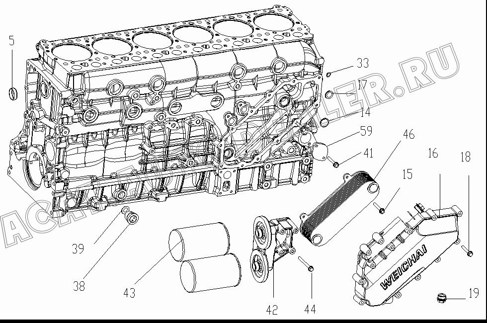 Чашеобразная пробка 40/12 N5564 612639000030 для Shaanxi SX3255NR384 (6x4), SX3315DR326, SX3315DV326 (8x4)