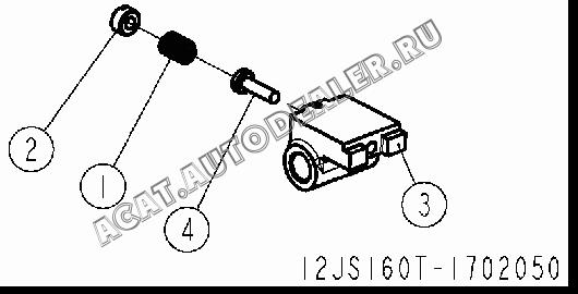 Пробка 8774-1 для Shaanxi SX3255NR384 (6x4), SX3315DR326, SX3315DV326 (8x4)