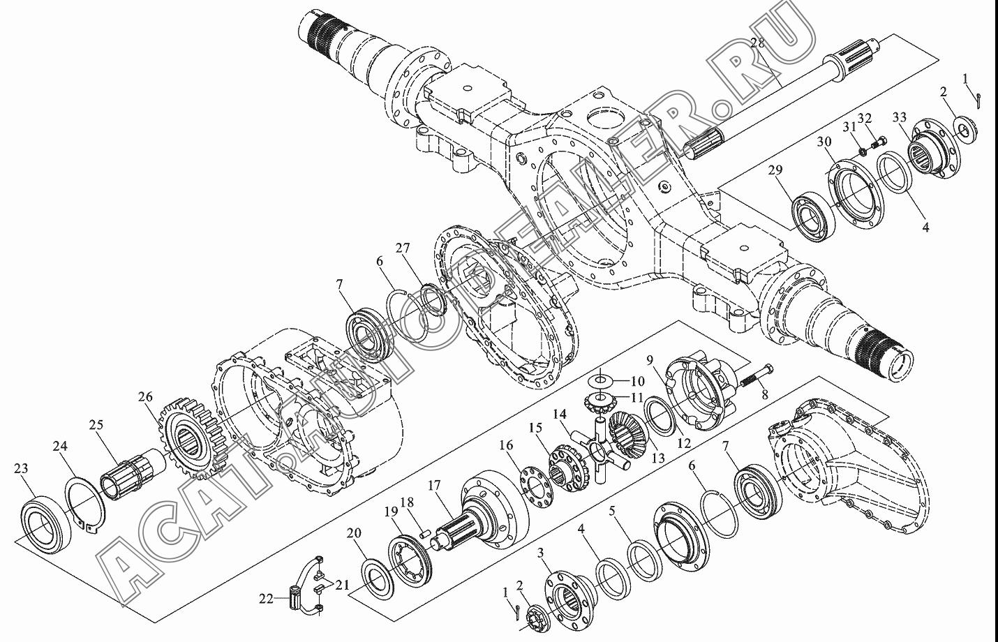 Шплинт Q5005055 для Shaanxi SX3255NR384 (6x4), SX3315DR326, SX3315DV326 (8x4)