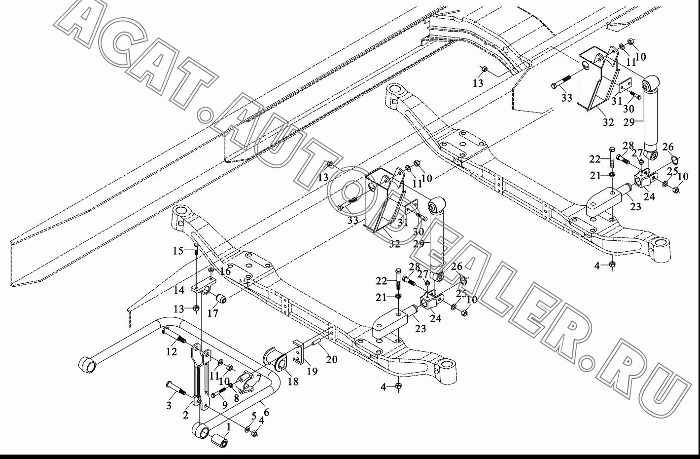 Кронштейн 199100080053 для Shaanxi SX3255NR384 (6x4), SX3315DR326, SX3315DV326 (8x4)