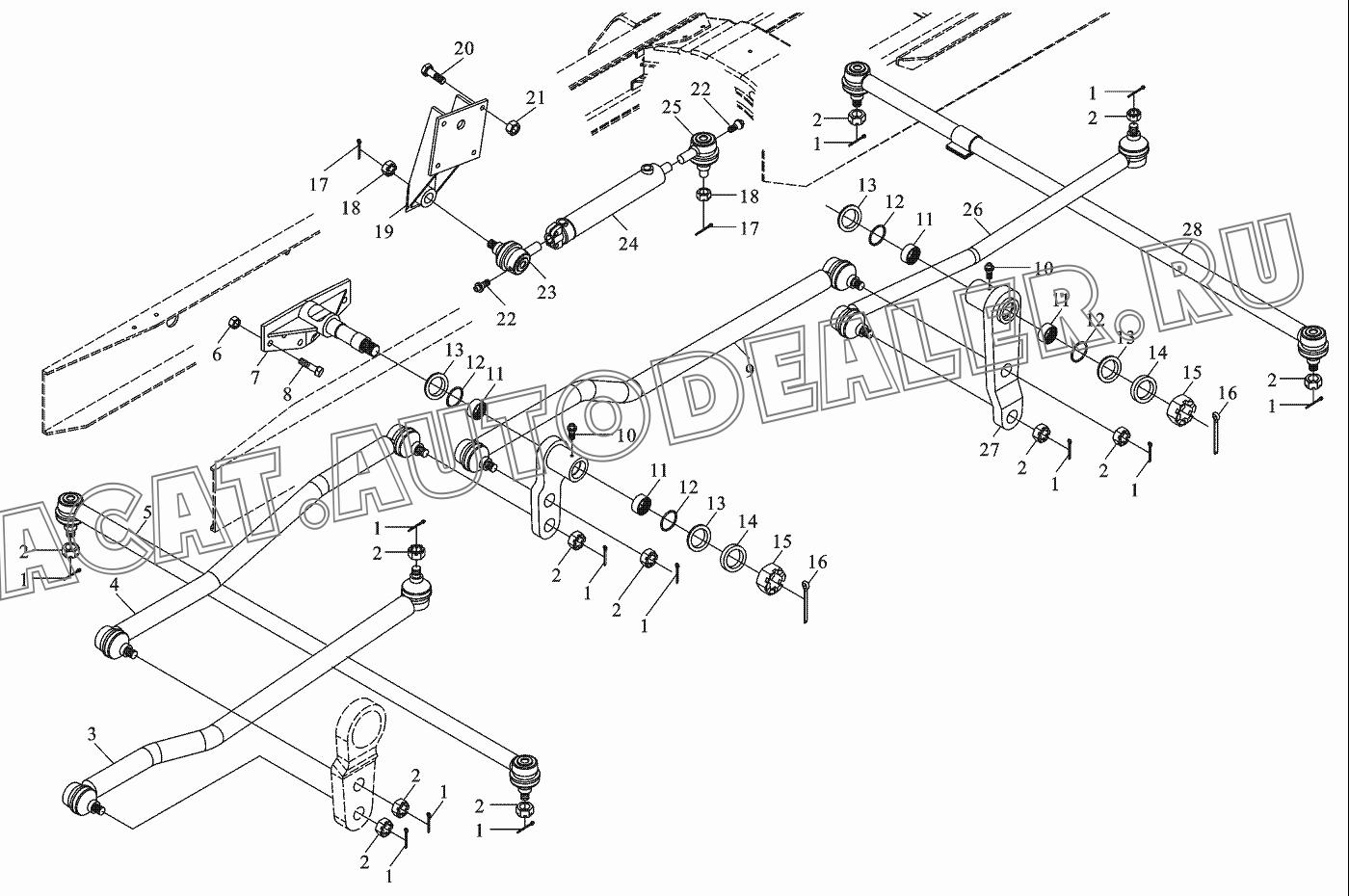 Шплинт 90003920351 для Shaanxi SX3255NR384 (6x4), SX3315DR326, SX3315DV326 (8x4)