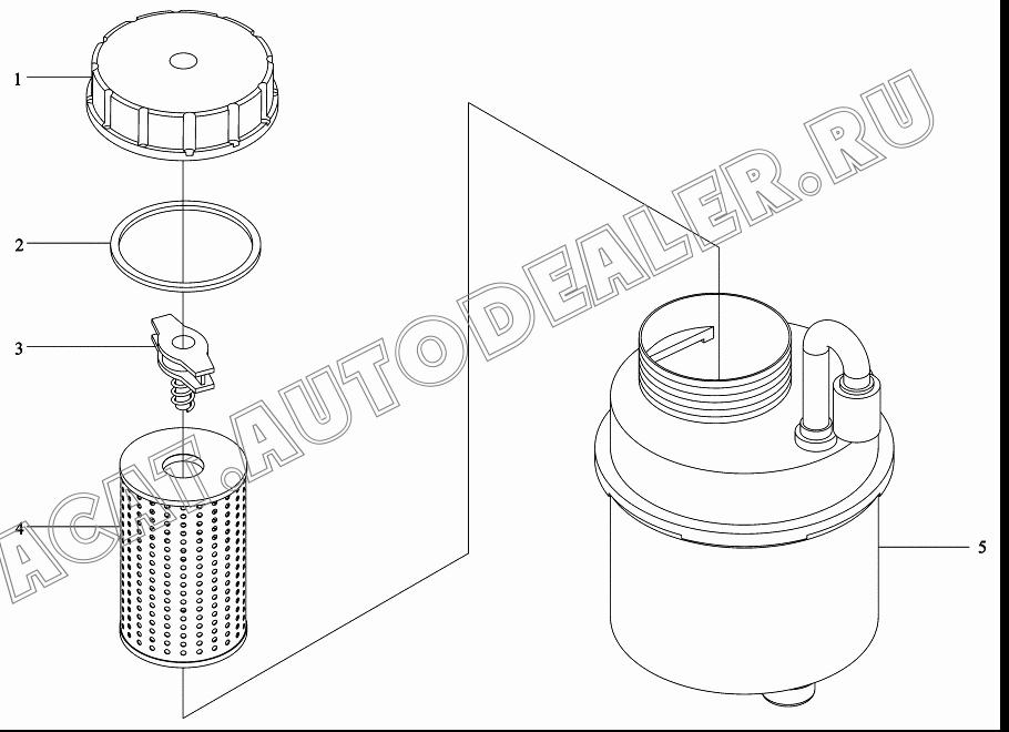 Уплотнительное кольцо 69100470703 для Shaanxi SX3255NR384 (6x4), SX3315DR326, SX3315DV326 (8x4)