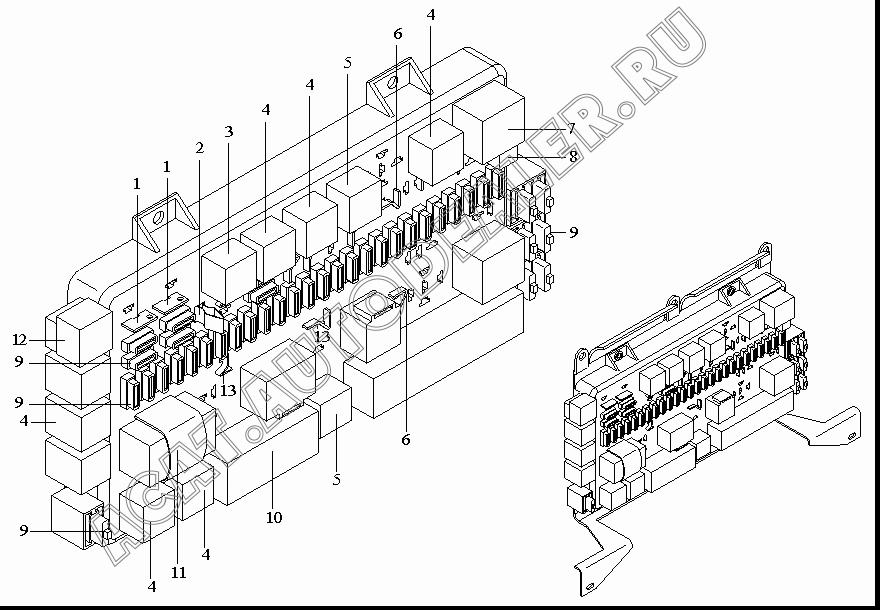 Реле 81.25902.0459 для Shaanxi SX3255NR384 (6x4), SX3315DR326, SX3315DV326 (8x4)