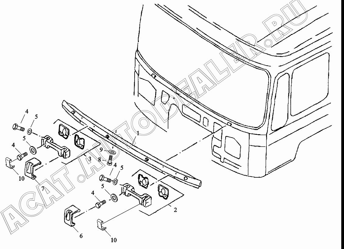 Левая ручка 81.97001.5081 для Shaanxi SX3255NR384 (6x4), SX3315DR326, SX3315DV326 (8x4)